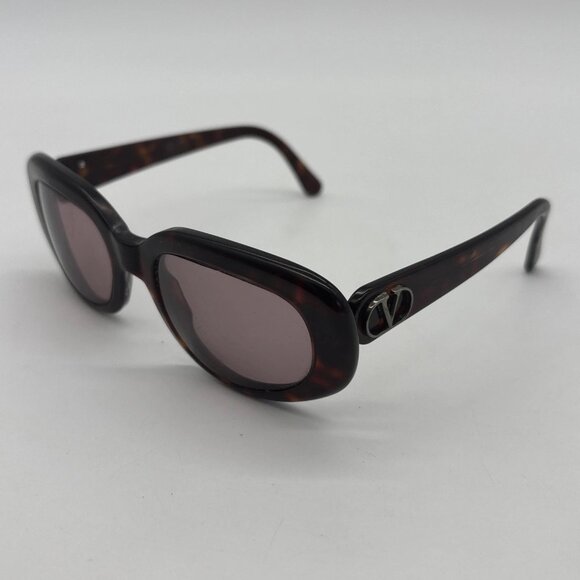 Valentino V701 125 140 Sunglasses Frames Black Tortoise Shell READ - Picture 3 of 8